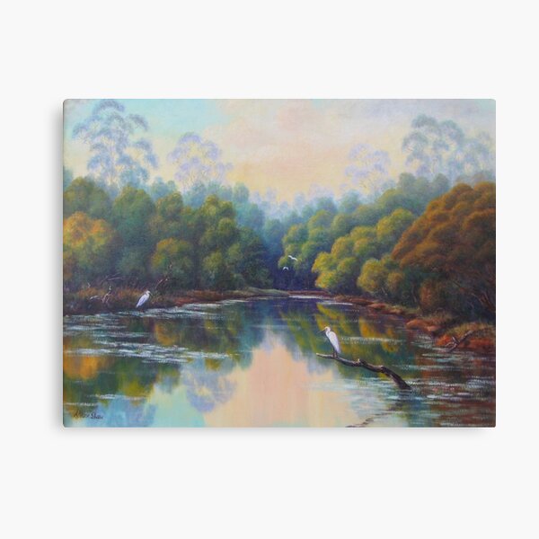 Peaceful Lagoon Canvas Print