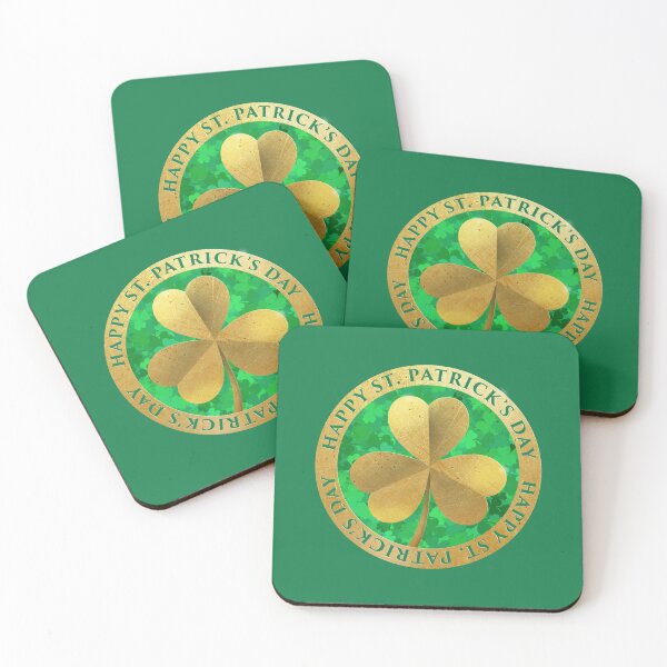 Item preview, St. Patricks Gold Clover designed and sold by Vash Chen.