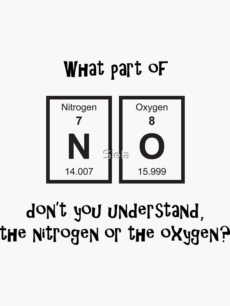  what part of no dont you understand table of elements word sticker