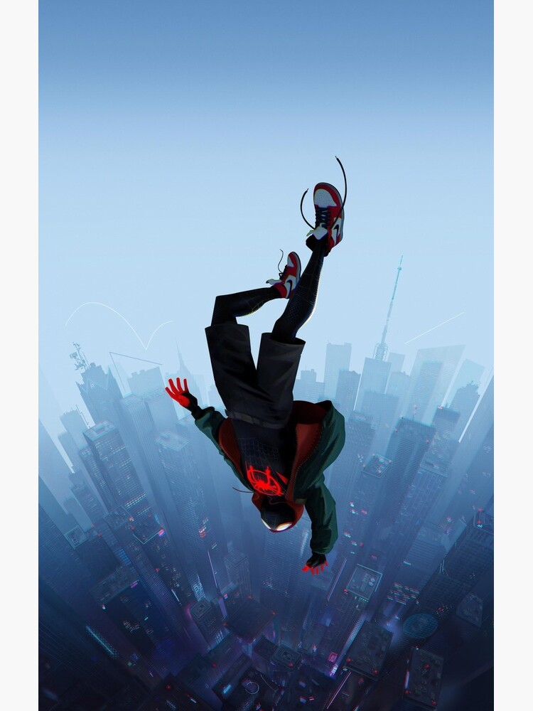 Miles Morales jump by ragsmaroon