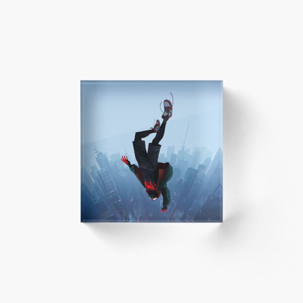 Miles Morales jump Acrylic Block