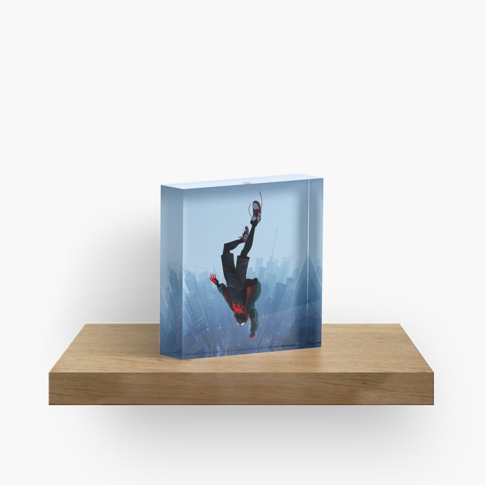 Miles Morales jump Acrylic Block