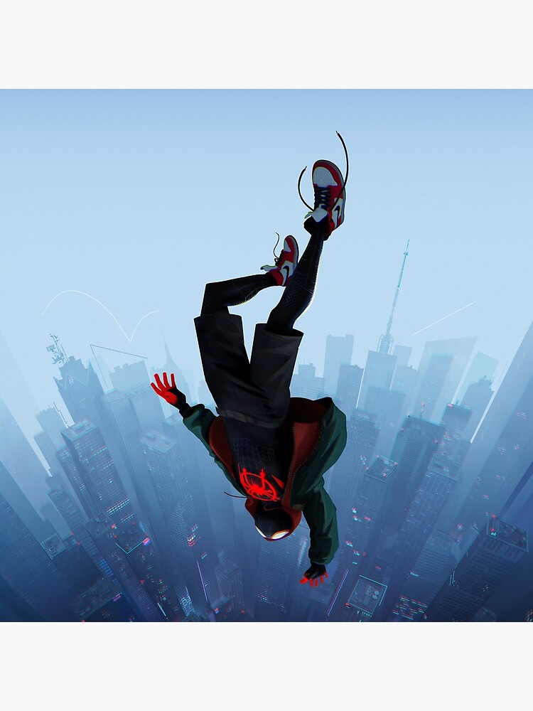 Miles Morales jump by ragsmaroon