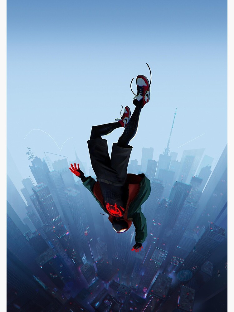 Miles Morales jump by ragsmaroon