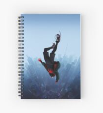 Miles Morales jump Spiral Notebook