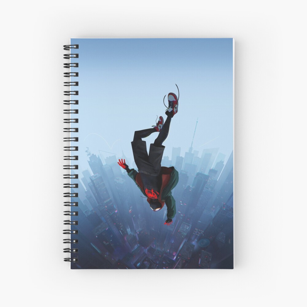 Miles Morales jump Spiral Notebook