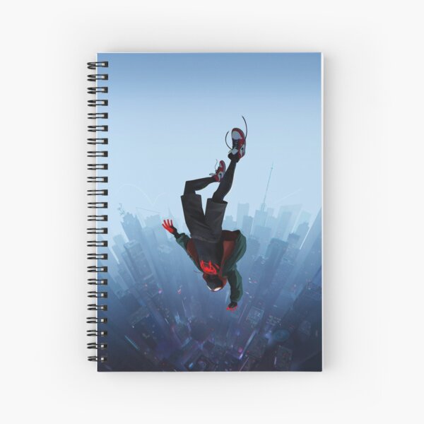 Miles Morales jump Spiral Notebook