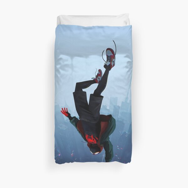 Miles Morales jump Duvet Cover