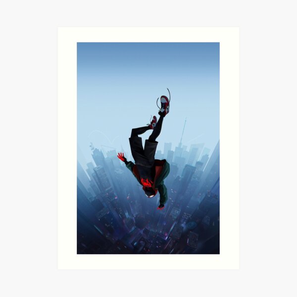 Salto de Miles Morales Lámina artística