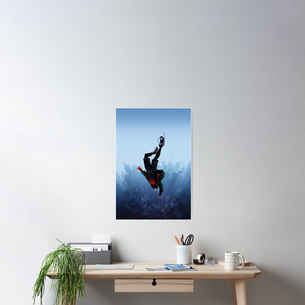 Miles Morales jump Poster