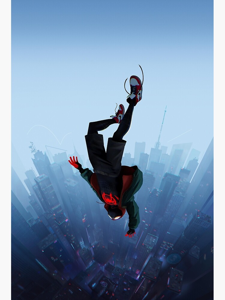 Miles Morales jump by ragsmaroon