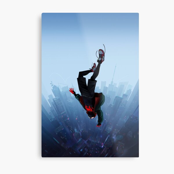 Miles Morales jump Metal Print