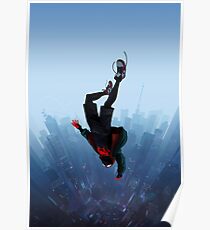 Miles Morales jump Poster