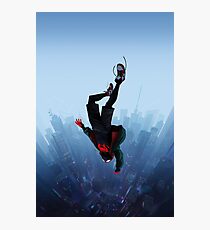 Miles Morales jump Photographic Print