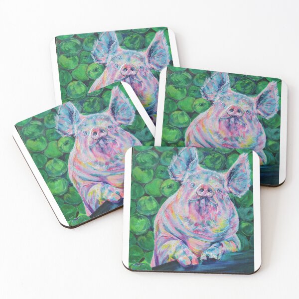 Item preview, Ms Pig chanted 'Eat Greens' designed and sold by Karin McCombe Jones.