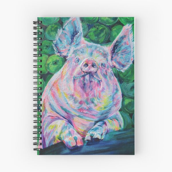 Item preview, Ms Pig chanted 'Eat Greens' designed and sold by Karin McCombe Jones.