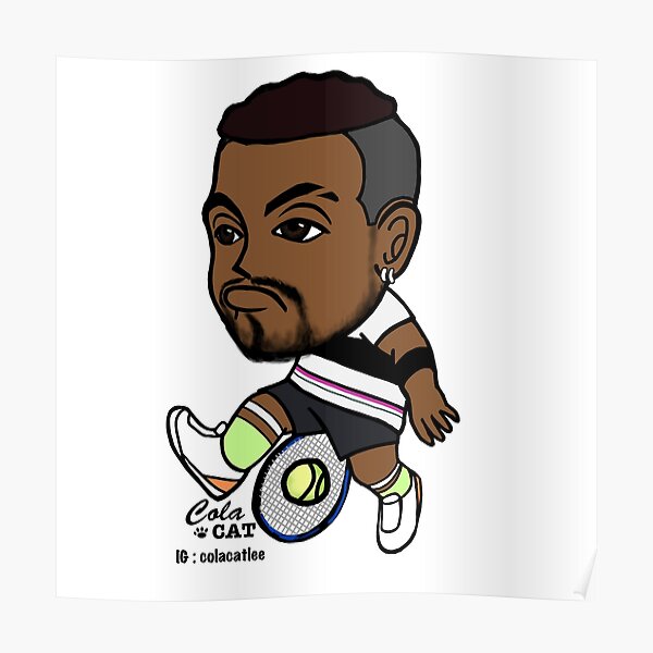 Nick Kyrgios Tennis Poster