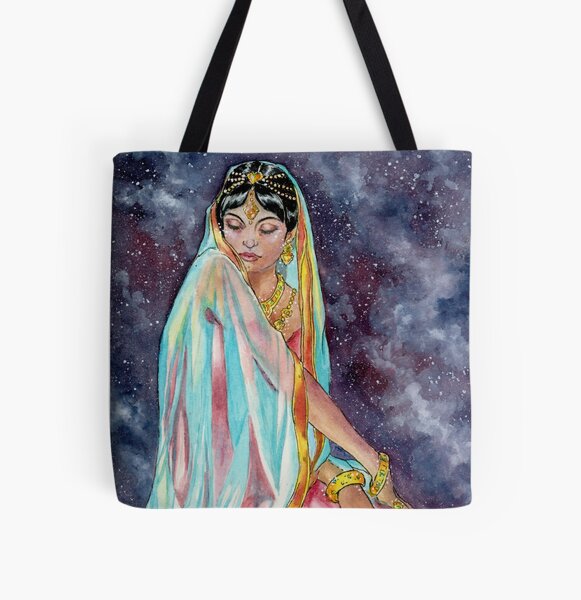 Shahrazade at Night All Over Print Tote Bag