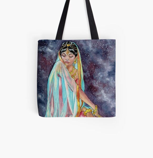 Shahrazade at Night All Over Print Tote Bag