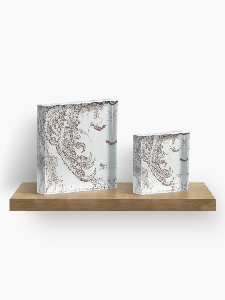Alternate view of Sindbad & the Roc Acrylic Block