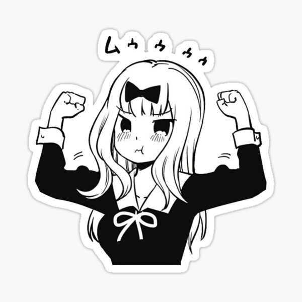 Chika Fujiwara Buff Design V2 Sticker
