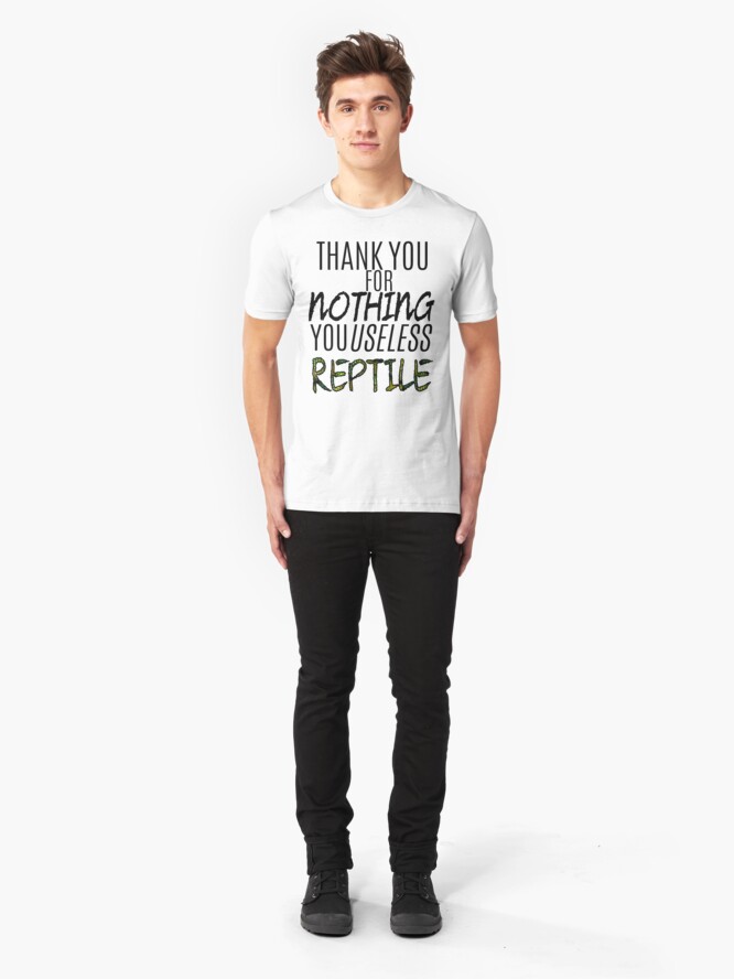 useless reptile t shirt