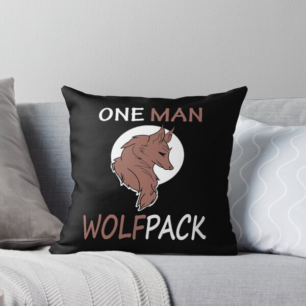 Aperçu de l'œuvre One Man Wolf Pack créée et vendue par SoCoolDesign.