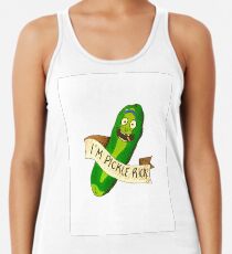 Pickle Rick Racerback Tank Top
