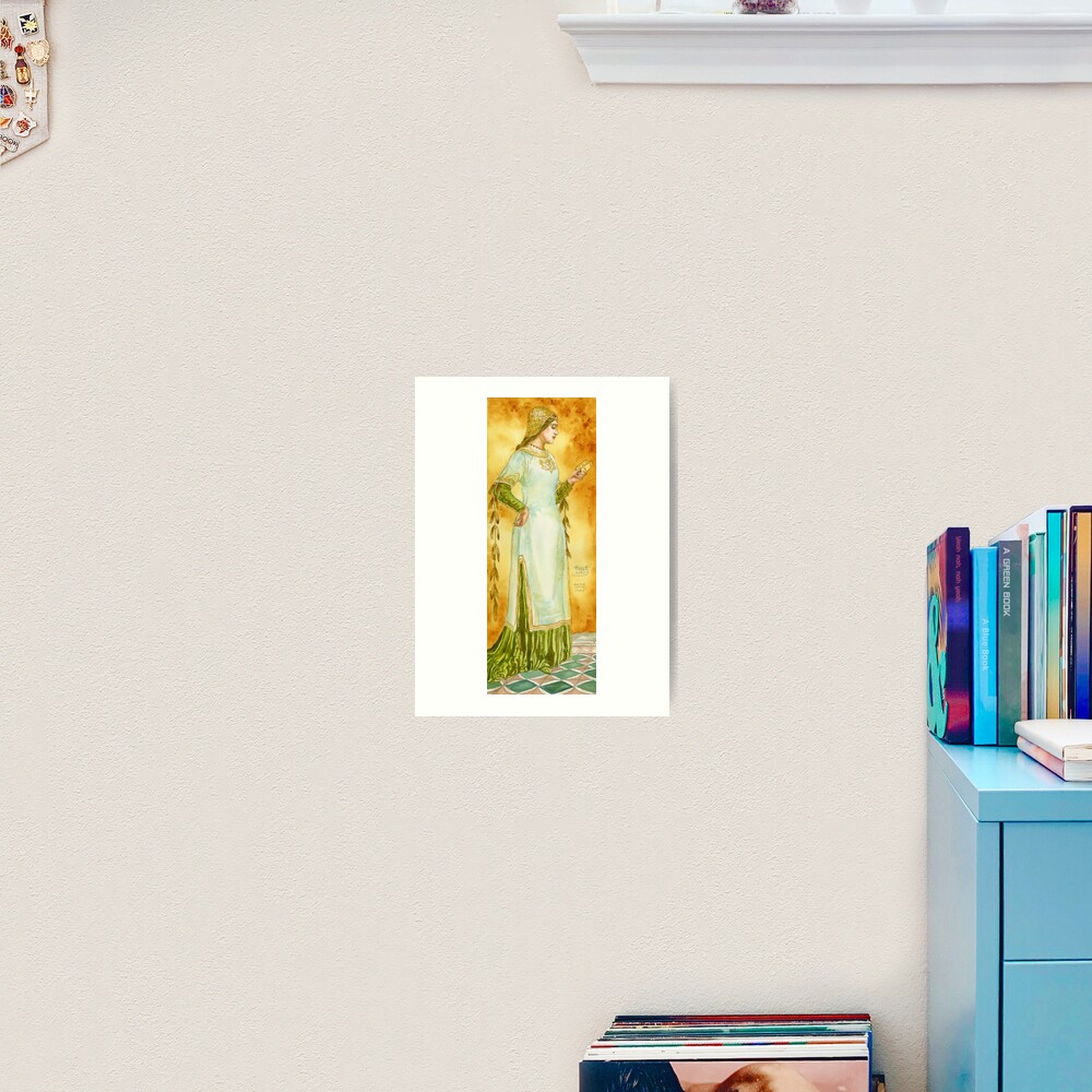 Lady Reading Art Print