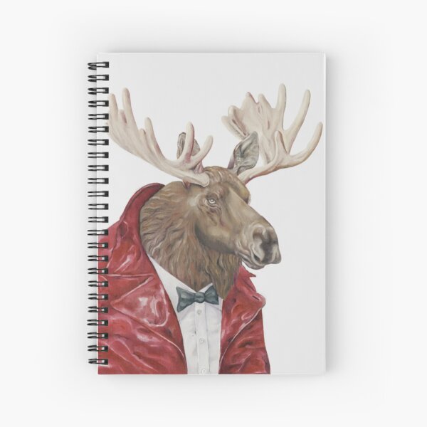 Item preview, Moose in Leather designed and sold by AnimalCrew.