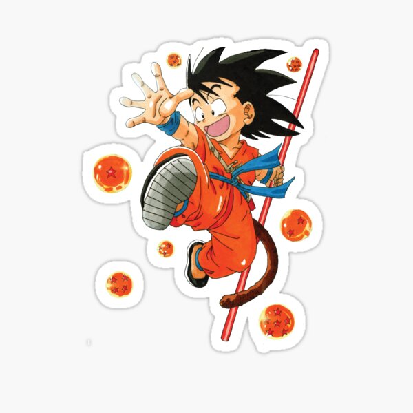 Kid Goku Sticker for Sale by sarakh95