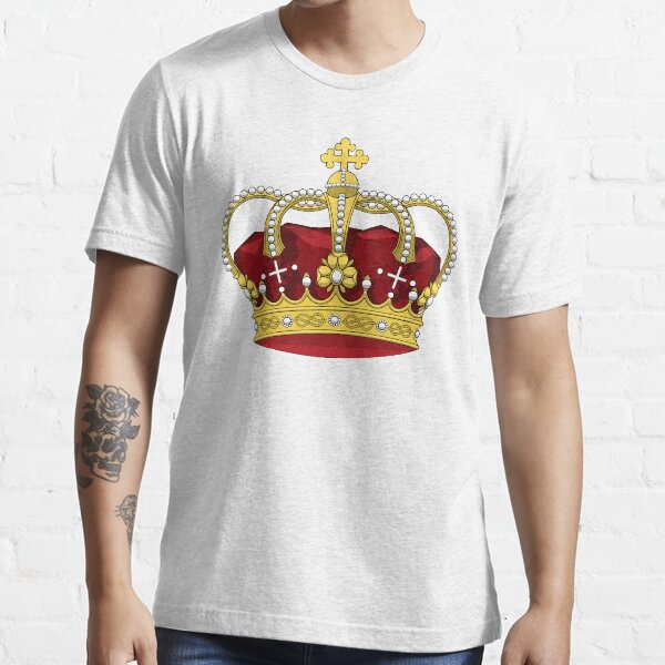 "Regal Royal Red Crown" Tshirt for Sale by GrudaDesigns Redbubble