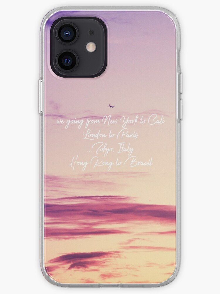 Bts Airplane Pt2 Lyrics Iphone Case Cover By Haneul18 Redbubble