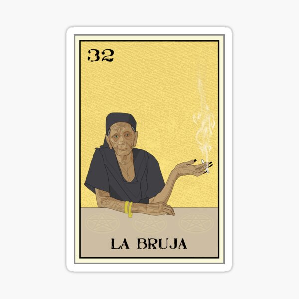 Vista previa del artículo con la obra «Diseño La Bruja Loteria», diseñado y vendido por Kid-Diablo-Tees.