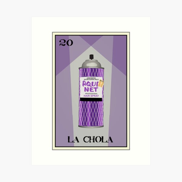 Aperçu de l'œuvre Conception de la Loteria La Chola créée et vendue par Kid-Diablo-Tees.
