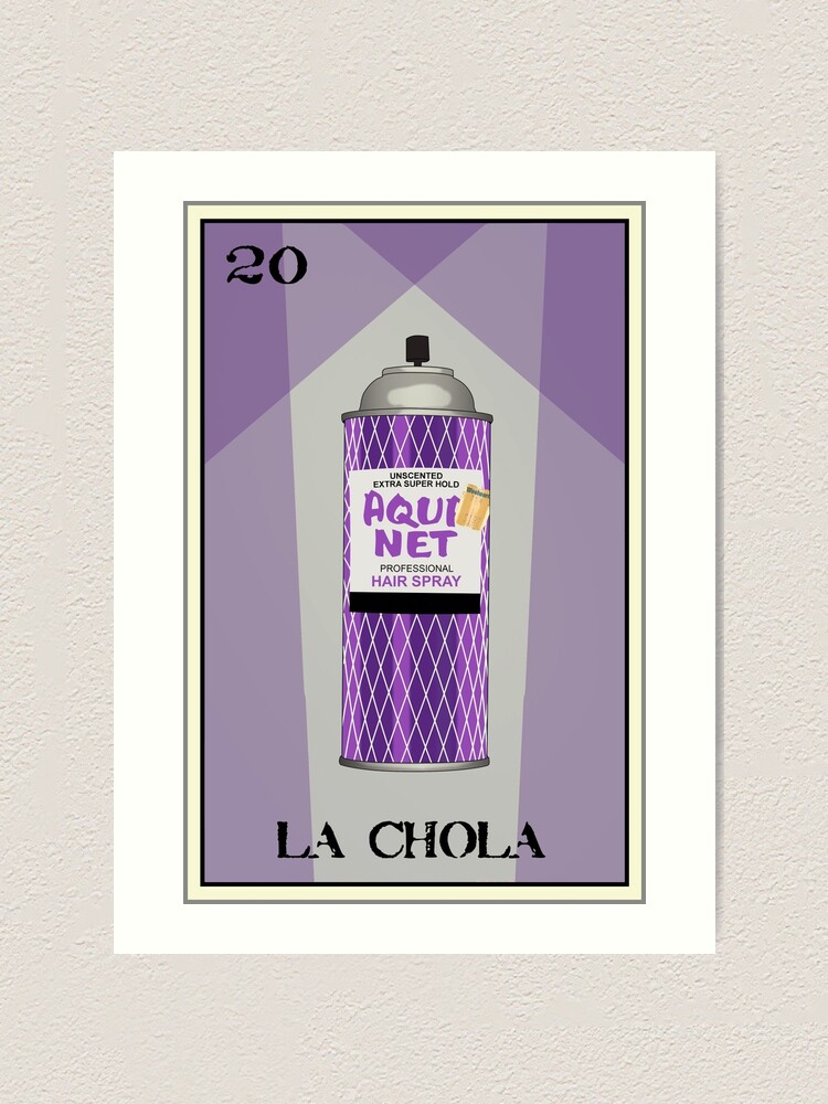 La Chola Loteria Design Art Print By Kid Diablo Tees Redbubble