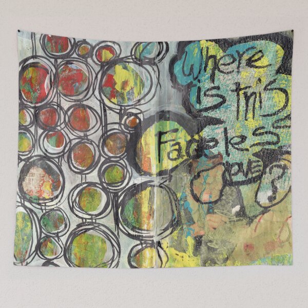 Item preview, faceless love painting designed and sold by BEcause ART.