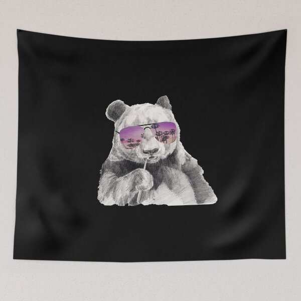 Aperçu de l'œuvre Lunettes de soleil d'été cool Panda créée et vendue par Argentini.