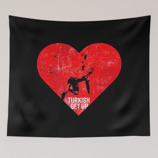 Item preview, Turkish get up with Heart - Sports - Gym - Fitness designed and sold by BrunoWeicker.