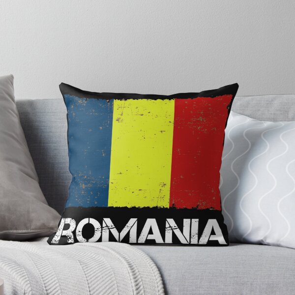 Artikelvorschau, Rumänien Flagge Used Look Vintage entworfen und verkauft von Argentini.