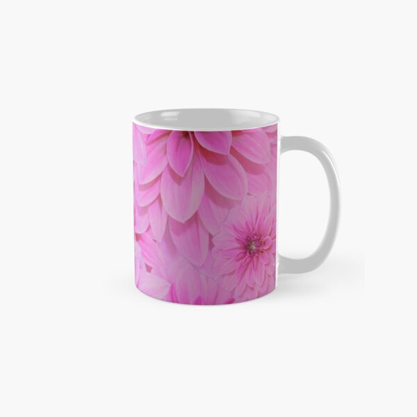 Pink Dahlias For Home Decor And Wall Art Classic Mug
