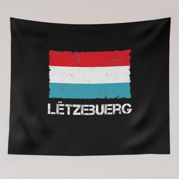 Item preview, Luxembourg Flag Used Look Vintage designed and sold by Argentini.