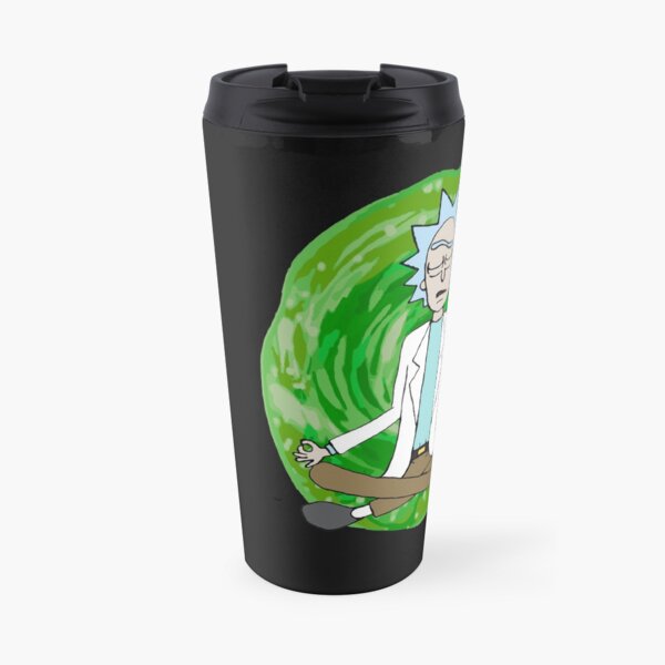 Rick and Morty Zen Meditation Travel Mug