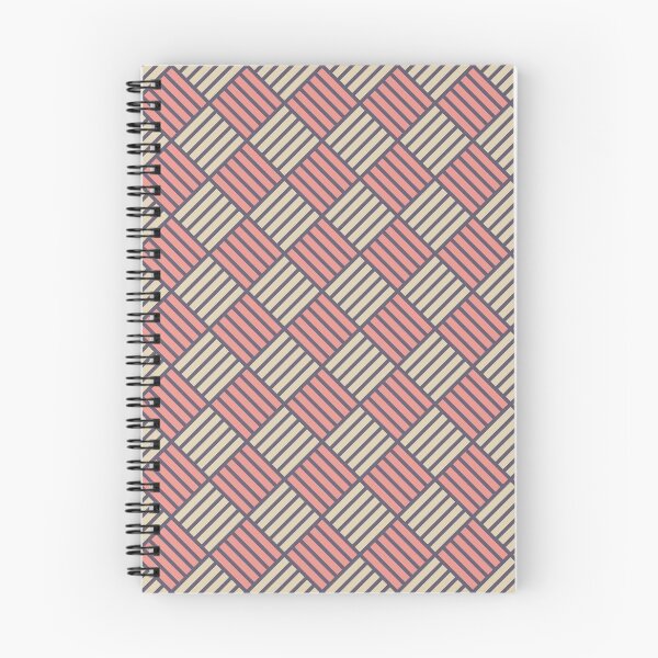 Item preview, Pattern of intertwined stripes.  Color background. Сrosshatched bold lines. designed and sold by IndigoCat.
