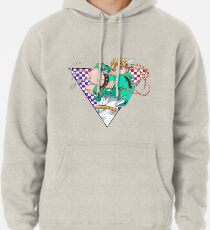Sudadera con capucha chicle