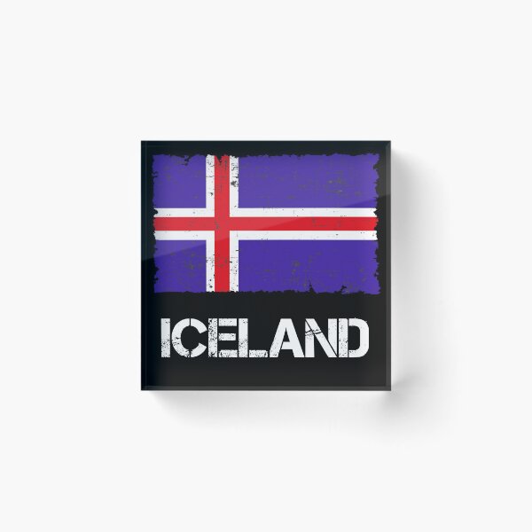 Item preview, Iceland Flag Used Look Vintage designed and sold by Argentini.