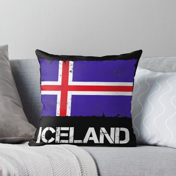 Artikelvorschau, Island Flagge Used Look Vintage entworfen und verkauft von Argentini.