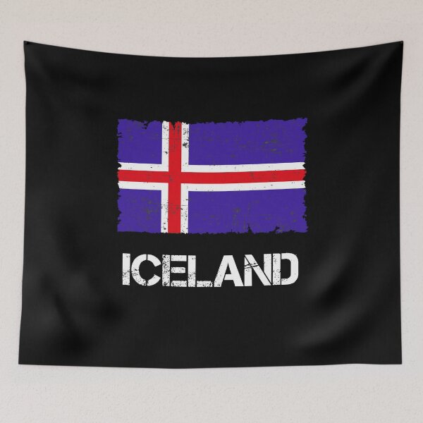 Item preview, Iceland Flag Used Look Vintage designed and sold by Argentini.