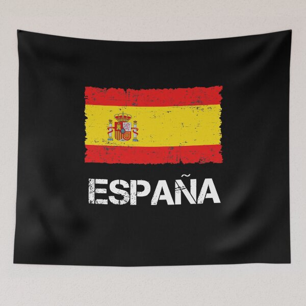 Item preview, Spain Flag Used Look Vintage designed and sold by Argentini.
