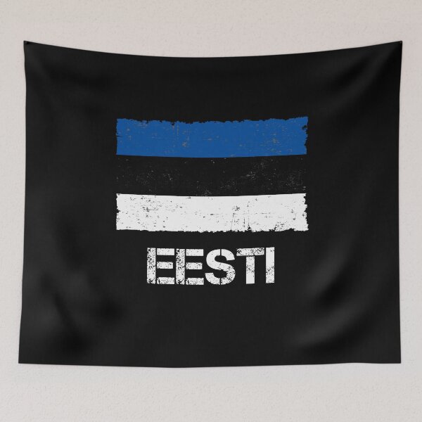 Item preview, Estonia Flag Used Look Vintage designed and sold by Argentini.